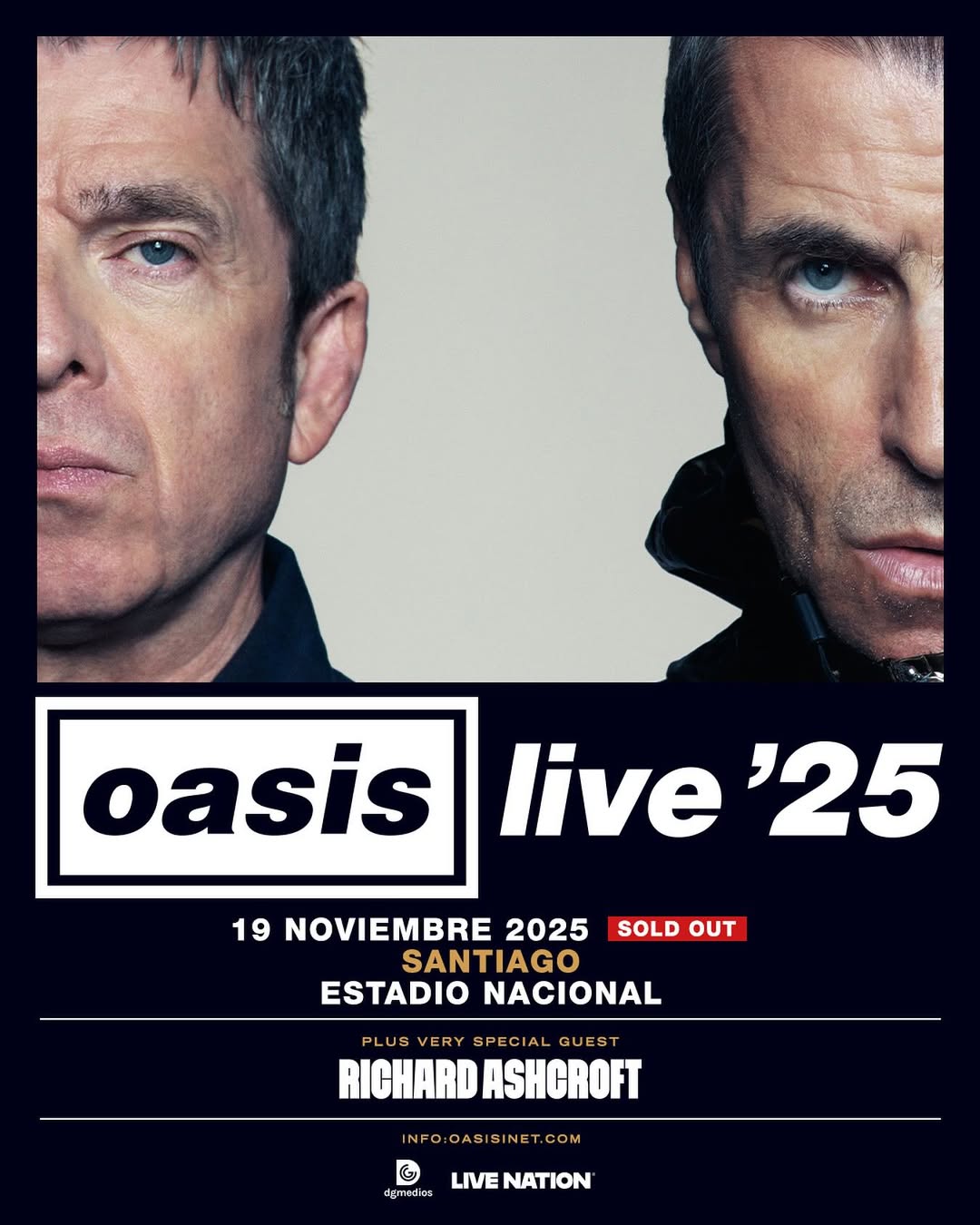 Oficial: Richard Ascroft abrirá el regreso de Oasis a Chile